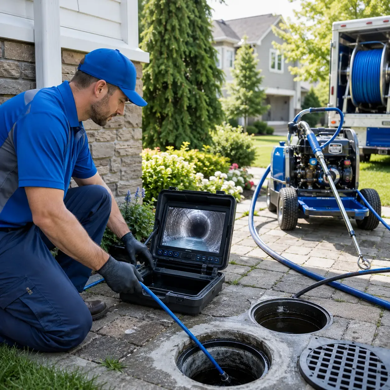 Outdoor drain cleaning professionals serving Elkton, VA